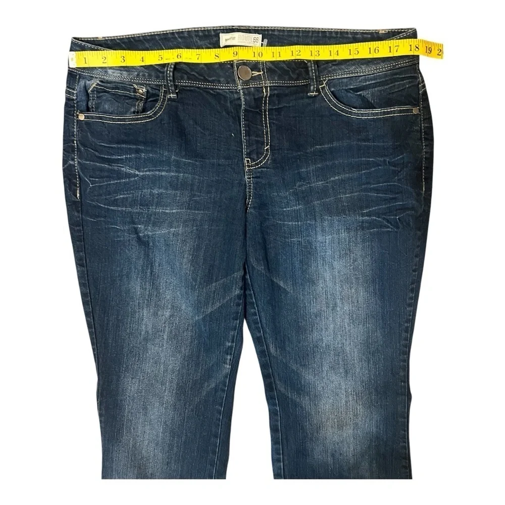 Route 66 Original Clothing Co Bootcut Blue Jeans Size 12 Women